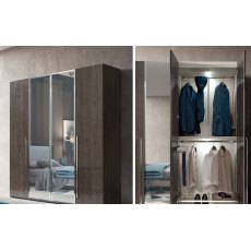 Camel Group Round Silver Birch Wardrobe with Mirror Camel Group Round Silver Birch Wardrobe with Mirror