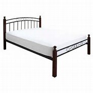 Assissi Black and Walnut Bed Frame