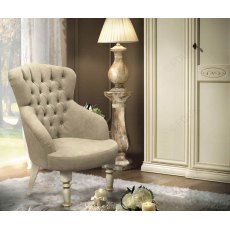 Camel Group Siena Ivory Capitonne ArmChair Camel Group Siena Ivory Capitonne ArmChair