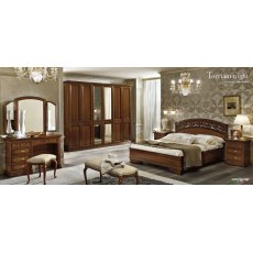 Camel Group Torriani Walnut 6 Drawer Chest