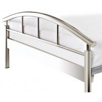 Jupiter Shiny Nickel Bed Frame