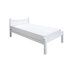 Jordan White hardwood Bed Frame Jordan White hardwood Bed Frame