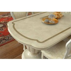 Camel Leonardo Day Ivory High Italian Dining Table Extendable