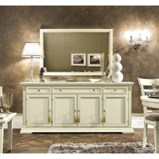 Camel Group Treviso White Ash 4 Door Buffet