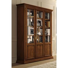 Camel Group Treviso Cherry 3 Door Vitrine 'alta' with Wooden Shelves Camel Group Treviso Cherry 3 Door Vitrine 'alta' with Wooden Shelves