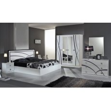 Dima Mobili Ambra White Bedroom