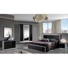 Dima Mobili Dolly Black Finish Bedroom Dima Mobili Dolly Black Finish Bedroom