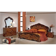 Dima Mobili Carmen Walnut Bedroom Dima Mobili Carmen Walnut Bedroom