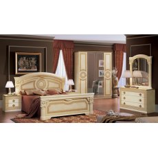 Camel Group Aida Ivory and Gold Bed