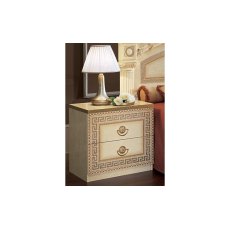 Camel Group Aida Ivory and Gold Bedside Table Camel Group Aida Ivory and Gold Bedside Table