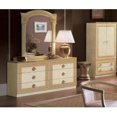 Camel Group Aida Ivory and Gold Double Dresser