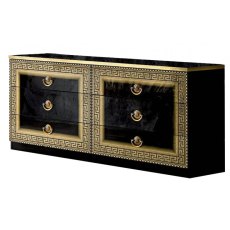 Camel Group Aida Black and Gold Double Dresser Camel Group Aida Black and Gold Double Dresser