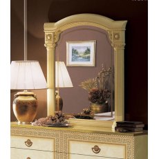 Camel Group Aida Ivory and Gold Mirror