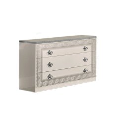 Camel Group Aida White and Silver Single Dresser