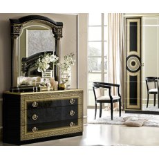 Camel Group Aida Black and Gold Single Dresser Camel Group Aida Black and Gold Single Dresser
