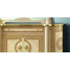 Camel Group Aida Ivory and Gold 4 Door Buffet