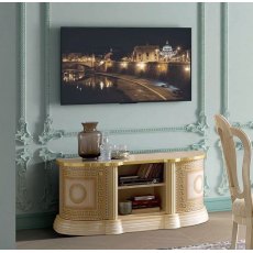 Camel Group Aida Ivory and Gold Mini TV Cabinet Camel Group Aida Ivory and Gold Mini TV Cabinet