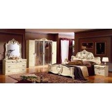 Camel Group Barocco Ivory Vanity Dresser With Six Drawers