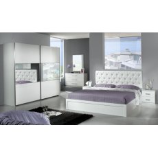 Dima Mobili Eva White and Black Bedroom Set Dima Mobili Eva White and Black Bedroom Set