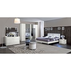 Camel Group Dama Bianca White High Gloss 3 Drawer Dresser