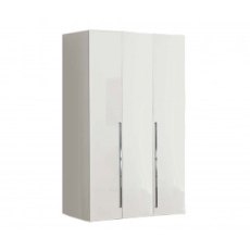 Camel Group Dama Bianca White High Gloss 3 Door Mirror Wardrobe