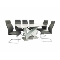 Georgia Marble Effect Dining Table Georgia Marble Effect Dining Table