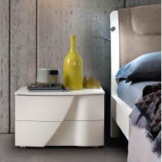 Camel Group Luna White Finish Night Table Camel Group Luna White Finish Night Table