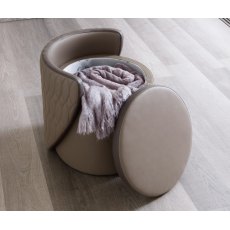 Camel Group Luna Bedroom Round Pouf