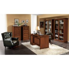 Camel Group Nostalgia Walnut 2 Door Bookcase