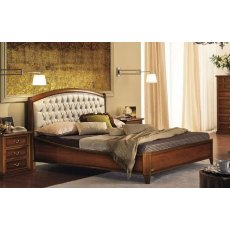 Camel Group Nostalgia Walnut Curvo Legno Capitonne Bed Frame With Ring Camel Group Nostalgia Walnut Curvo Legno Capitonne Bed Frame With Ring