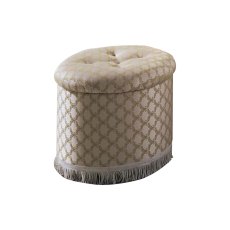 Camel Group Nostalgia Round Pouf With Crystals