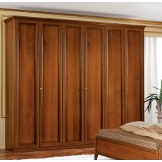 Camel Group Nostalgia Walnut 6 Door Wardrobe Camel Group Nostalgia Walnut 6 Door Wardrobe