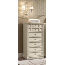 Camel Group Nostalgia Bianco Antico 7 Drawer Chest