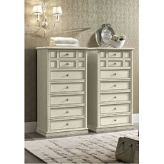 Camel Group Nostalgia Bianco Antico 7 Drawer Chest