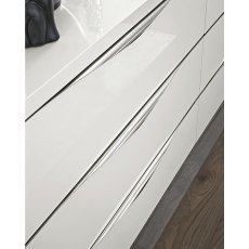 Camel Group Onda White High Gloss 3 Drawer Single Dresser