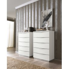 Camel Group Onda White High Gloss 5 Drawer Chest
