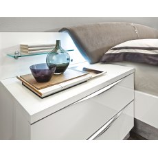 Camel Group Onda White High Gloss 2 Drawer Night Table