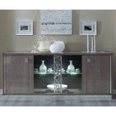 Camel Group Platinum Silver Birch Glamour with Glass Door 4 Door Buffet Camel Group Platinum Silver Birch Glamour with Glass Door 4 Door Buffet