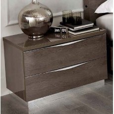 Camel Group Platinum Italian Bedside Cabinet Camel Group Platinum Italian Bedside Cabinet