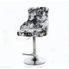 Majestic Crushed Velvet Bar Stool