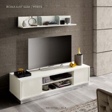 Camel Group Roma White High Gloss Finish Wall Shelf