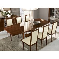 Camel Group Roma Walnut High Gloss Extending Dining Table