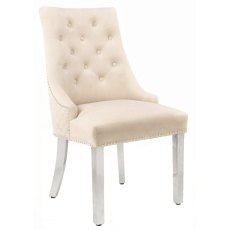 Majestic Mink Velvet Dining Chair