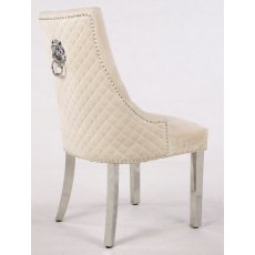 Majestic Mink Velvet Dining Chair