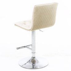 Elegant Mink Fabric bar Stool