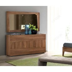 Camel Group Storm Walnut Finish Mirror