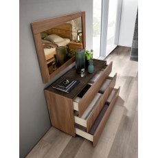 Camel Group Storm Walnut Finish 3 Drawer Dresser Camel Group Storm Walnut Finish 3 Drawer Dresser