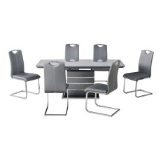 Milan Grey Extending Dining Table Milan Grey Extending Dining Table