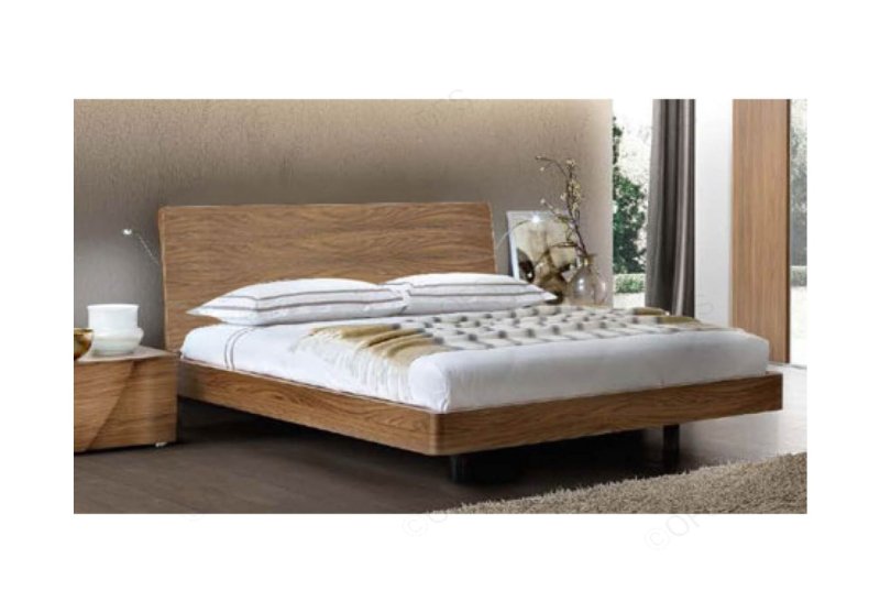 Camel Group Camel Group Luna Eclisse Walnut Finish  Storage Bed