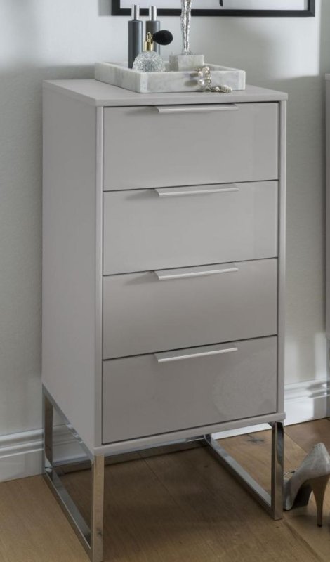 Wiemann German Furniture WIEMANN Monaco 4000 4 Drawer occasional furniture in Pebble Grey Finish